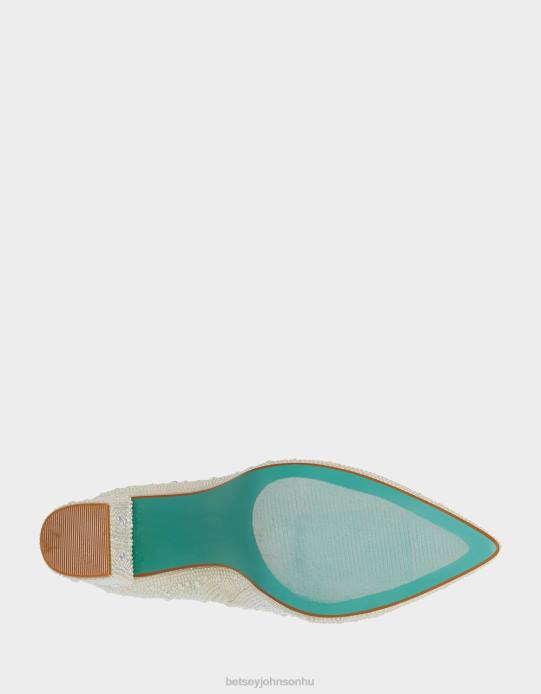 nők Betsey Johnson cady elefántcsont cipő VFJ6S48