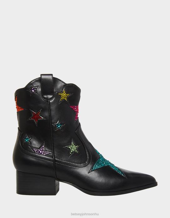 nők Betsey Johnson edison fekete cipő VFJ6S191