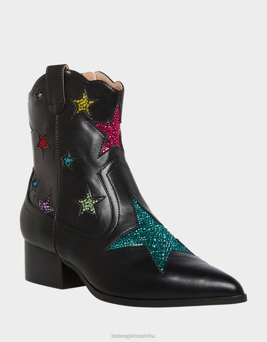 nők Betsey Johnson edison fekete cipő VFJ6S191