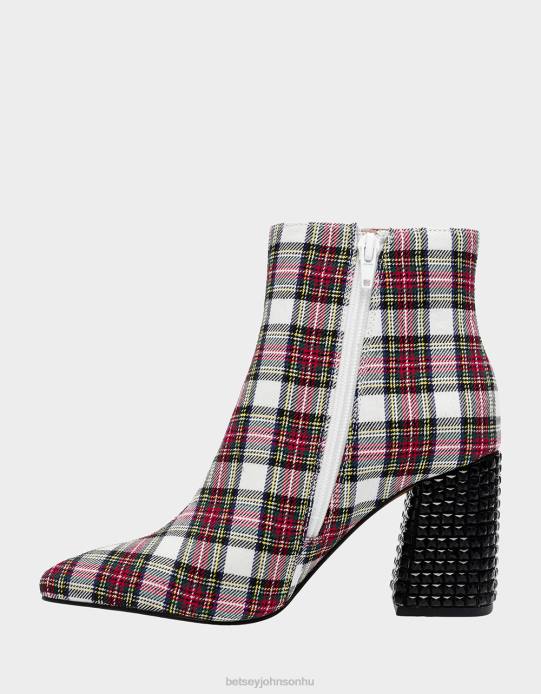 nők Betsey Johnson kassie piros fehér cipő VFJ6S27