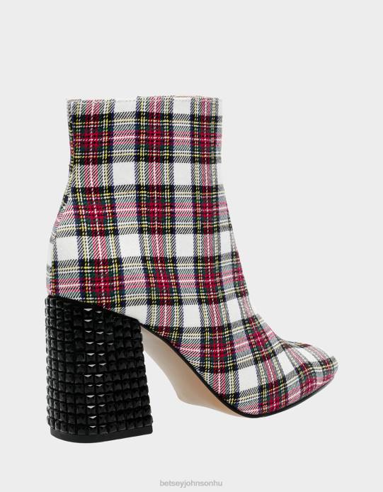 nők Betsey Johnson kassie piros fehér cipő VFJ6S27