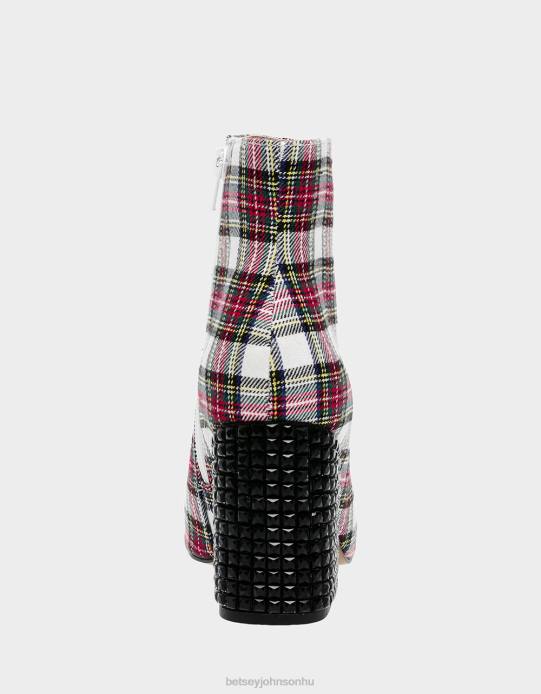 nők Betsey Johnson kassie piros fehér cipő VFJ6S27