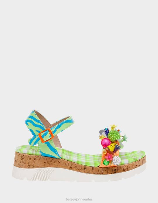gyerekek Betsey Johnson őszinte zöld multi cipő VFJ6S180
