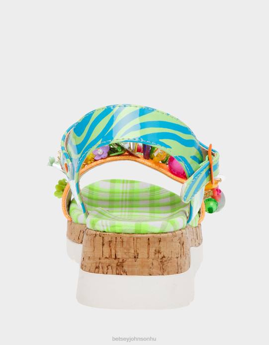 gyerekek Betsey Johnson őszinte zöld multi cipő VFJ6S180