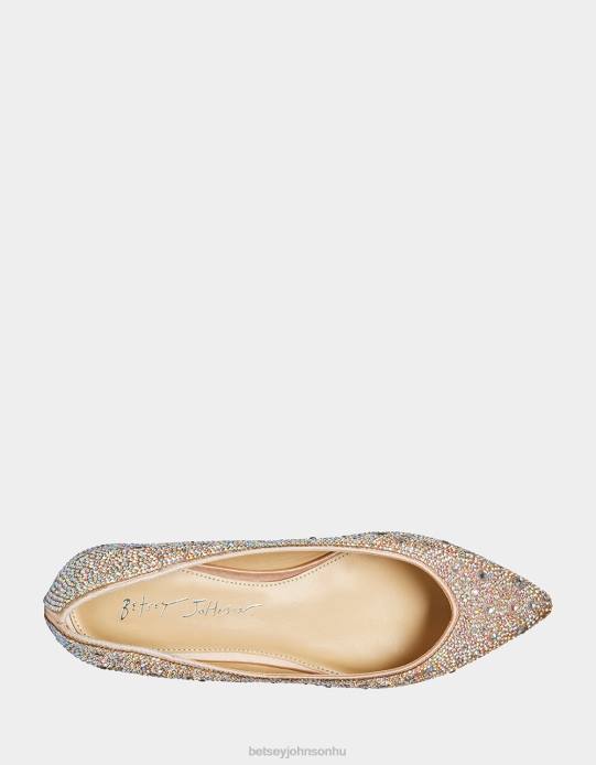 nők Betsey Johnson sb-jude meztelen szatén cipő VFJ6S99