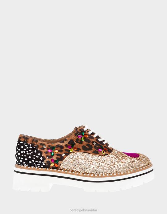 nők Betsey Johnson pixxy arany multi cipő VFJ6S13