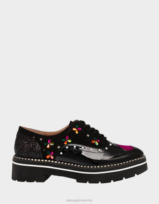 nők Betsey Johnson pixxy fekete multi cipő VFJ6S167