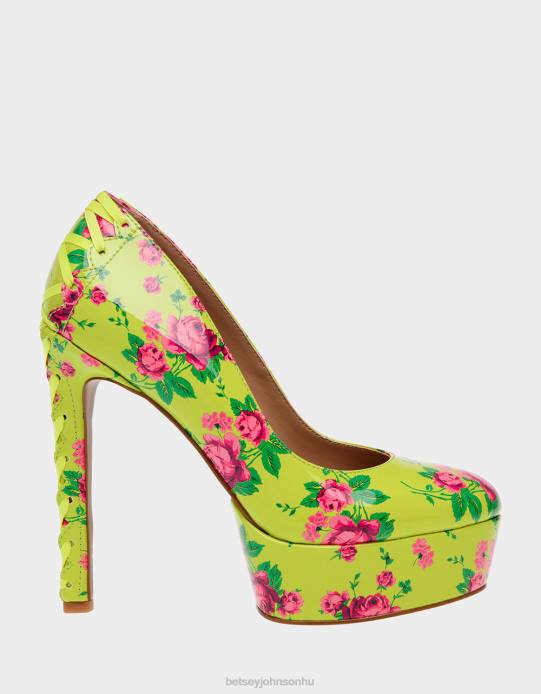 nők Betsey Johnson Bonnee citrom cipő VFJ6S122
