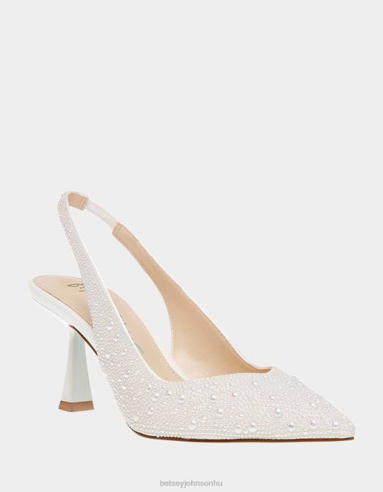 nők Betsey Johnson Clark elefántcsont cipő VFJ6S75