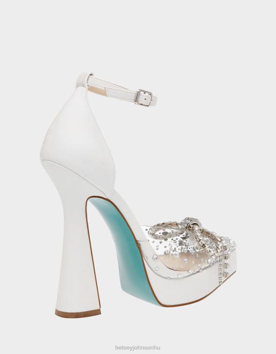 nők Betsey Johnson cher fehér cipő VFJ6S83