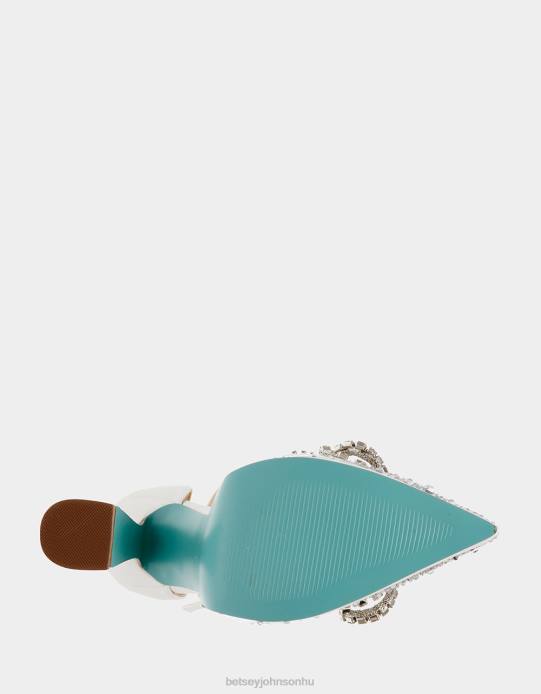 nők Betsey Johnson cher fehér cipő VFJ6S83