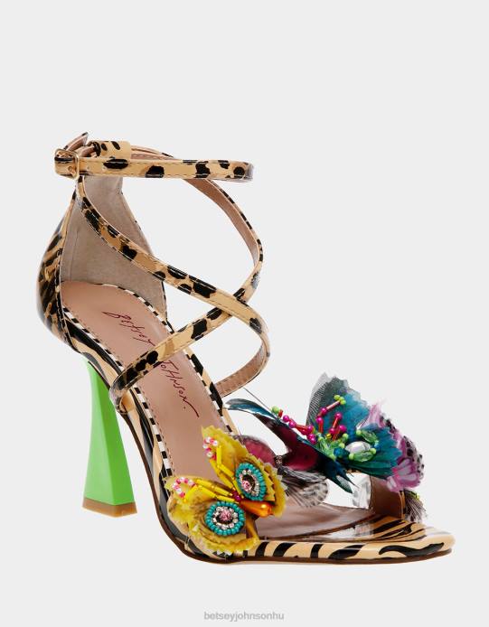 nők Betsey Johnson everlee leopárd multi cipő VFJ6S76