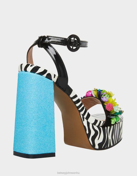 nők Betsey Johnson jordán fekete multi cipő VFJ6S104