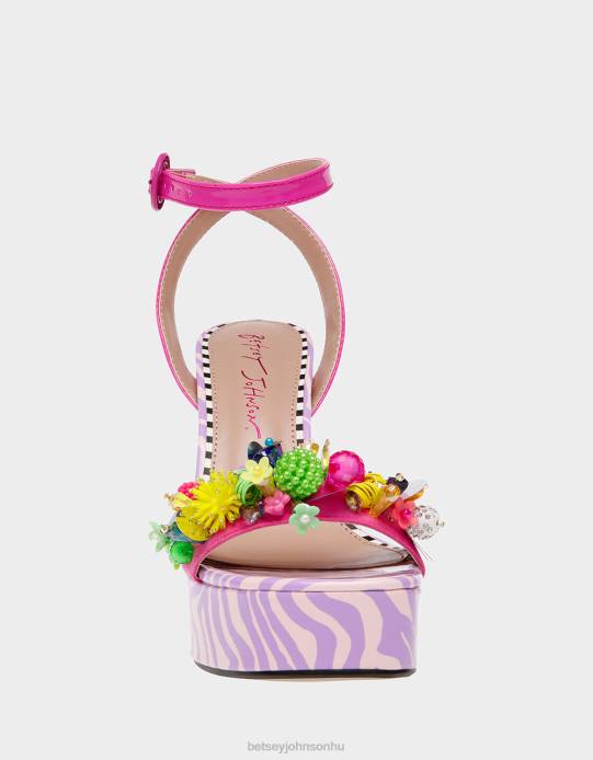nők Betsey Johnson jordán rózsaszín multi cipő VFJ6S82