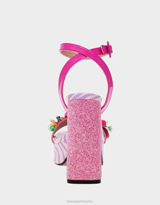 nők Betsey Johnson jordán rózsaszín multi cipő VFJ6S82