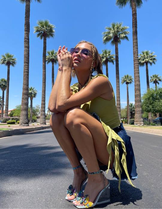 nők Betsey Johnson kynlee kék multi cipő VFJ6S34