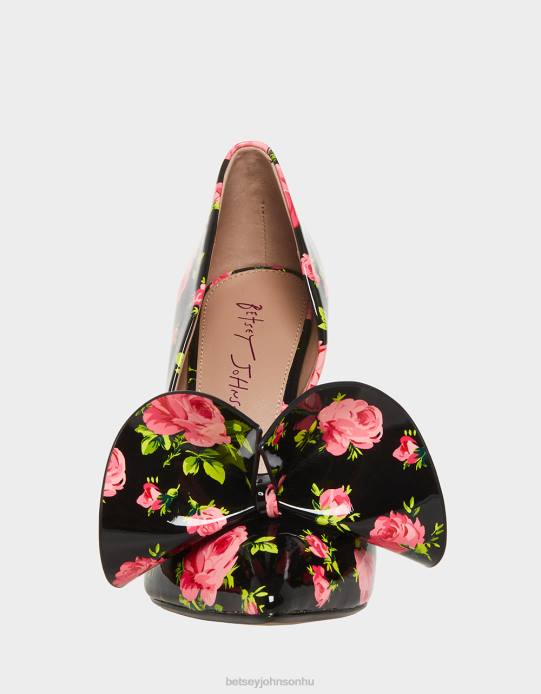 nők Betsey Johnson nemes-p fekete multi cipő VFJ6S124
