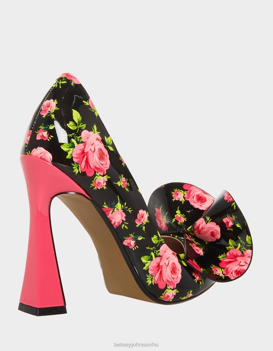 nők Betsey Johnson nemes-p fekete multi cipő VFJ6S124
