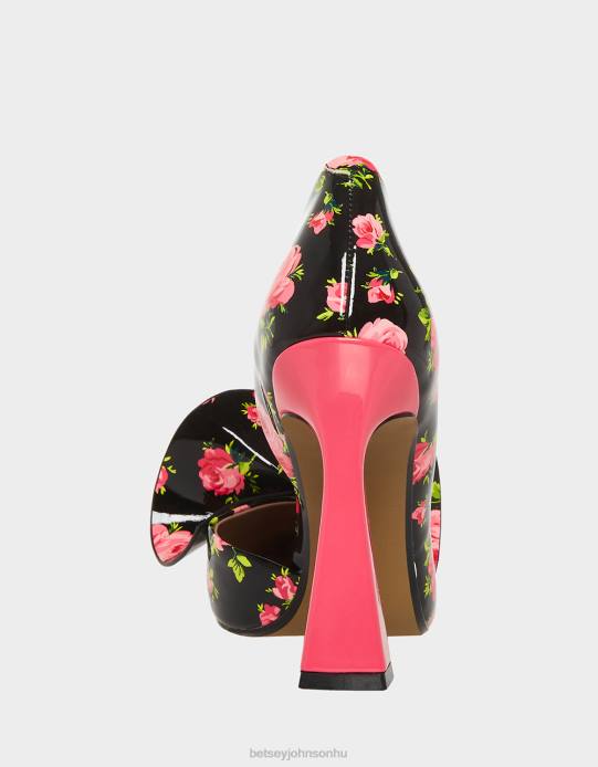nők Betsey Johnson nemes-p fekete multi cipő VFJ6S124