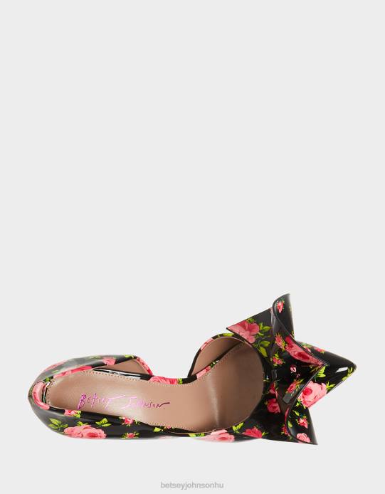 nők Betsey Johnson nemes-p fekete multi cipő VFJ6S124