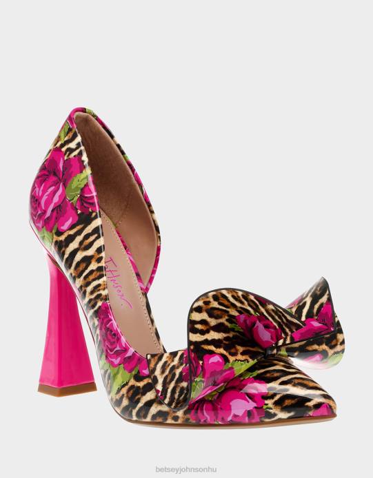 nők Betsey Johnson nemes-p leopárd multi cipő VFJ6S87
