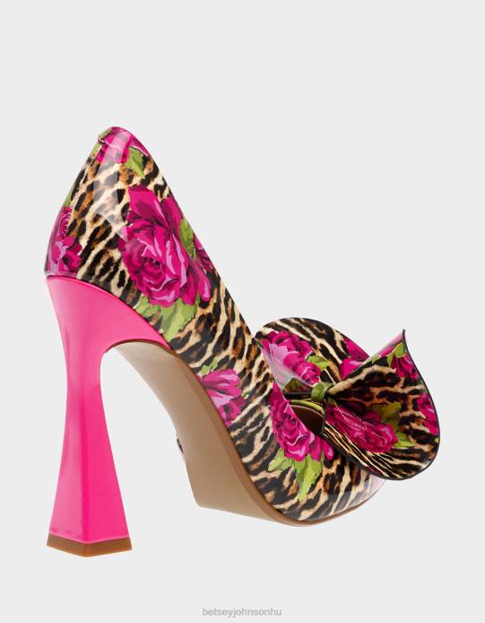 nők Betsey Johnson nemes-p leopárd multi cipő VFJ6S87
