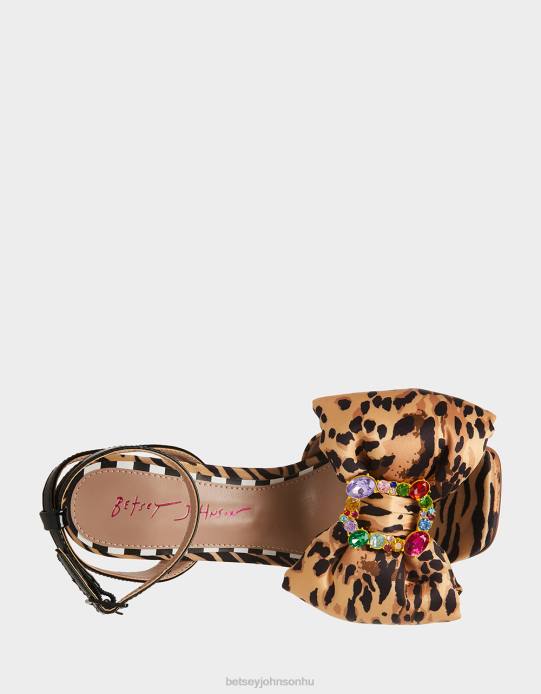 nők Betsey Johnson pollie leopárd multi cipő VFJ6S49