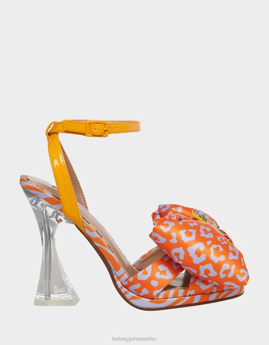 nők Betsey Johnson pollie narancssárga multi cipő VFJ6S55
