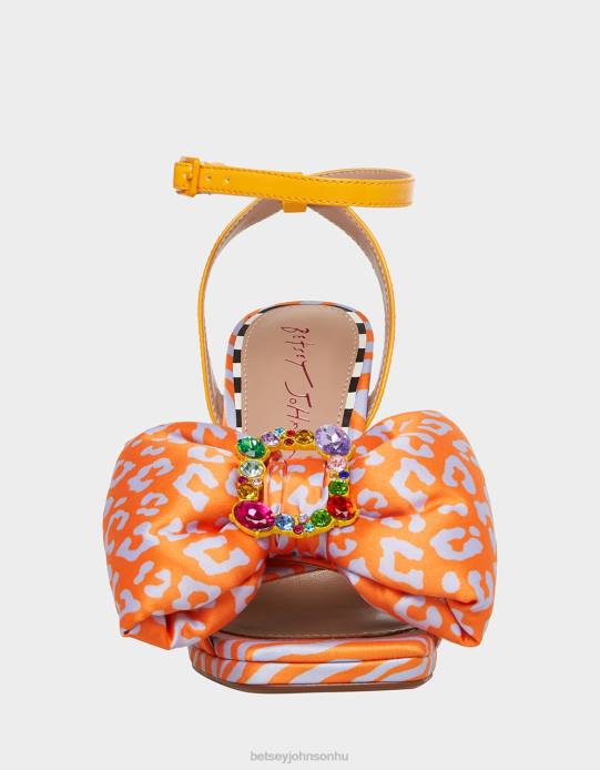 nők Betsey Johnson pollie narancssárga multi cipő VFJ6S55