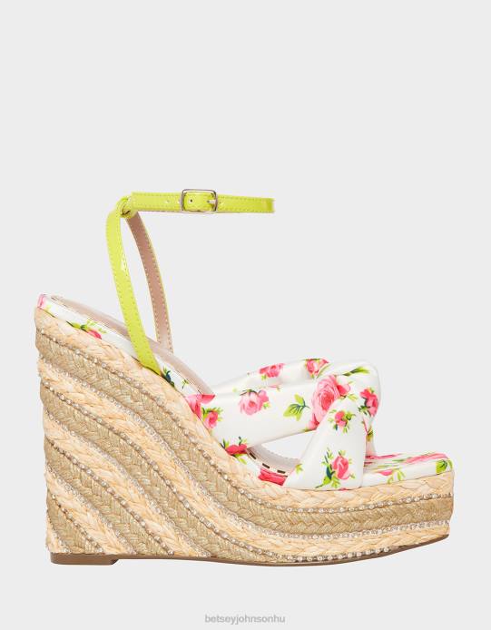 nők Betsey Johnson árvácska fehér multi cipő VFJ6S127