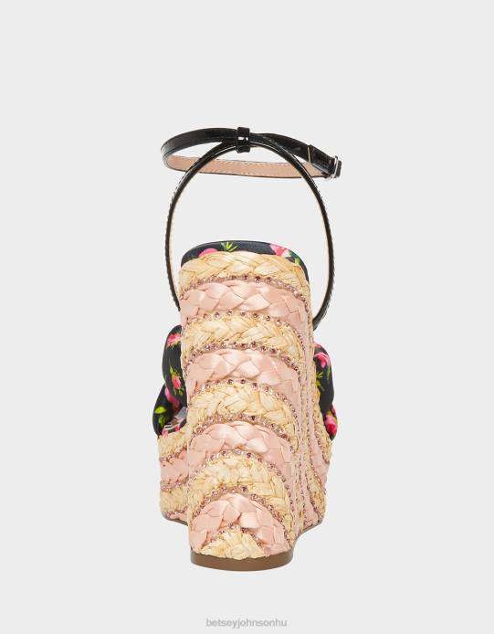 nők Betsey Johnson árvácska fekete multi cipő VFJ6S137