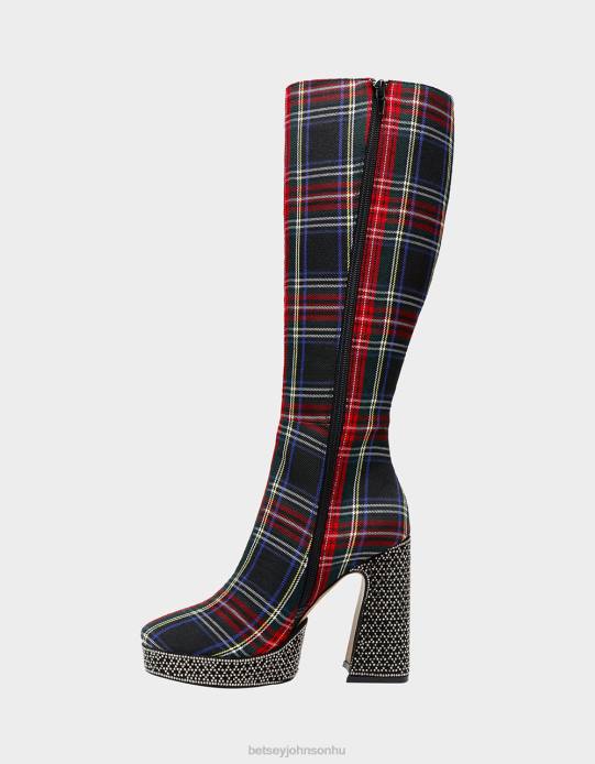 nők Betsey Johnson valeria fekete kockás cipő VFJ6S173