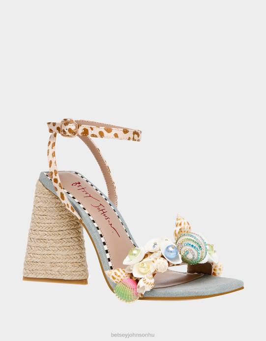 nők Betsey Johnson anckor leopárd multi cipő VFJ6S60