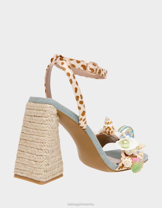 nők Betsey Johnson anckor leopárd multi cipő VFJ6S60