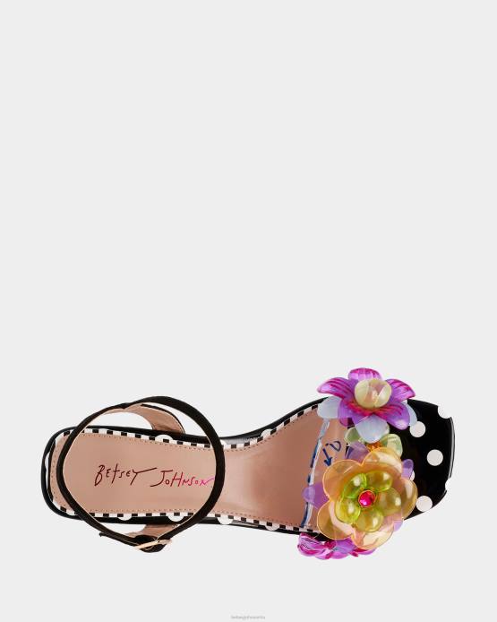 nők Betsey Johnson dottee fekete multi cipő VFJ6S57