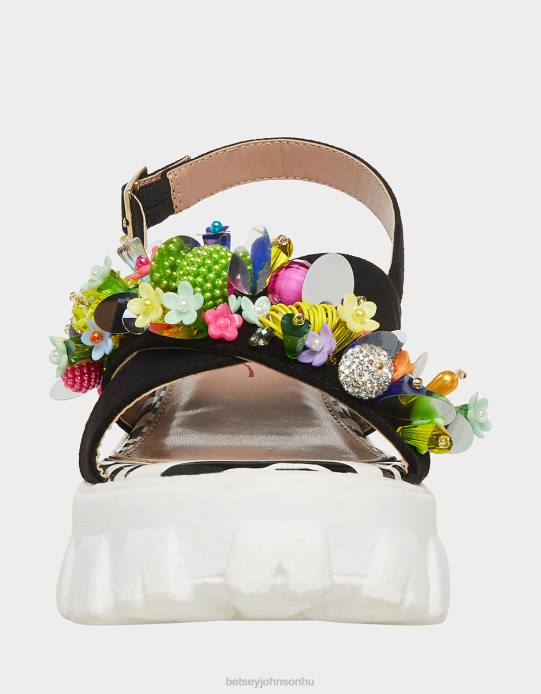 nők Betsey Johnson frankee fekete multi cipő VFJ6S90