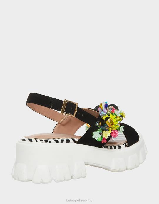 nők Betsey Johnson frankee fekete multi cipő VFJ6S90