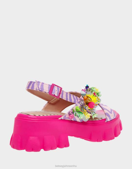 nők Betsey Johnson frankee rózsaszín multi cipő VFJ6S107
