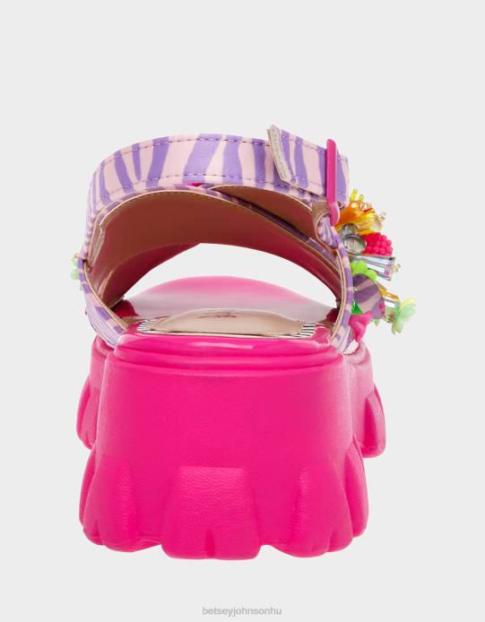 nők Betsey Johnson frankee rózsaszín multi cipő VFJ6S107
