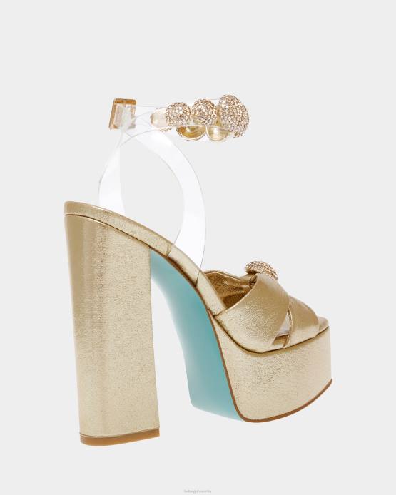 nők Betsey Johnson kőműves Arany cipő VFJ6S112