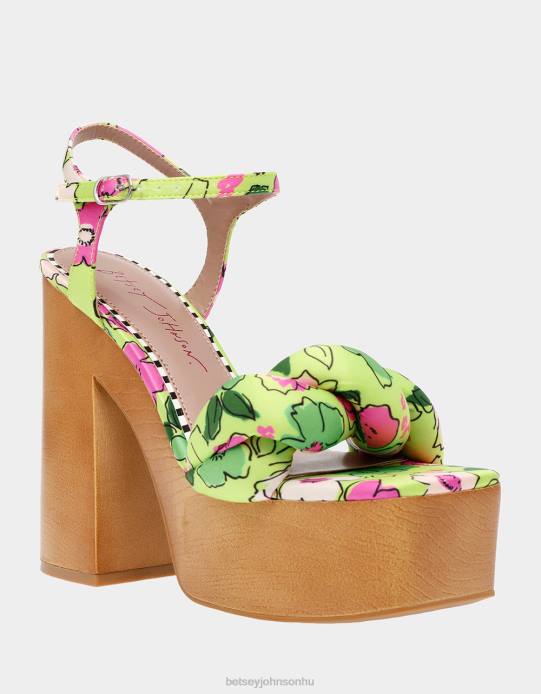 nők Betsey Johnson mandee sárga multi cipő VFJ6S115