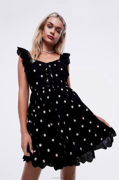 nők Betsey Johnson mari fekete cipő VFJ6S172