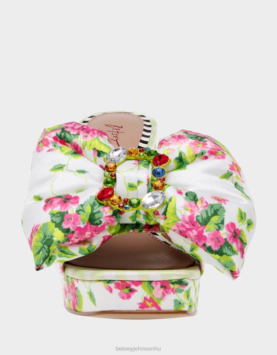 nők Betsey Johnson possie fehér multi cipő VFJ6S8