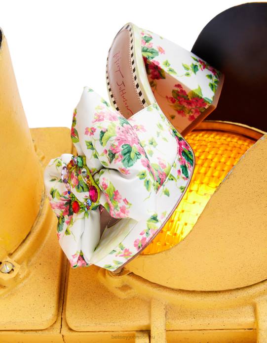 nők Betsey Johnson possie fehér multi cipő VFJ6S8