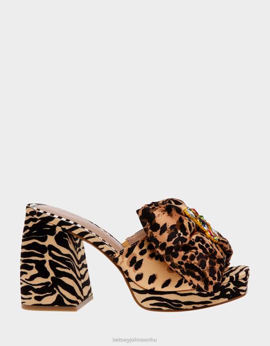 nők Betsey Johnson possie leopárd multi cipő VFJ6S5