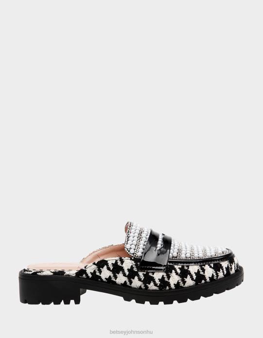 nők Betsey Johnson ronin fekete-fehér cipő VFJ6S177
