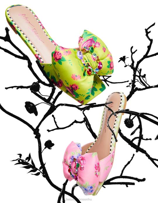 nők Betsey Johnson százszorszép-g citrom cipő VFJ6S117