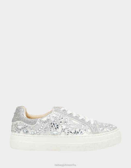 nők Betsey Johnson reily fehér cipő VFJ6S194