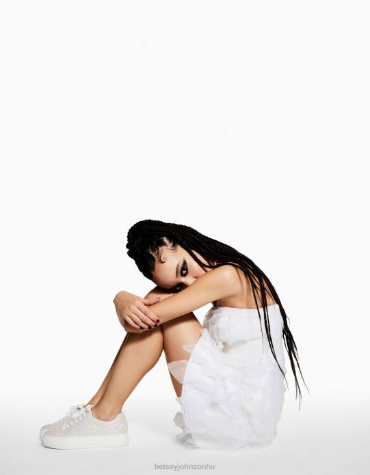 nők Betsey Johnson sidny elefántcsont cipő VFJ6S3