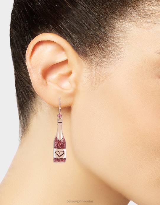 nők Betsey Johnson bor és szőlő nem illő fülbevaló rózsaszín ékszerek VFJ6S333